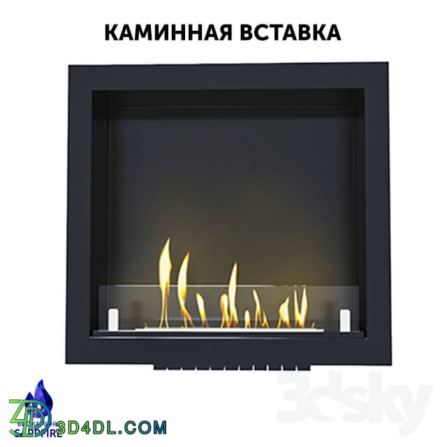 Fireplace - Built-in biofireplace _ fireplace. Fireplace insert _SappFire_