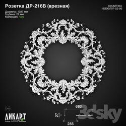 Decorative plaster - www.dikart.ru Dr-216V D1387x27mm 12.8.2019 