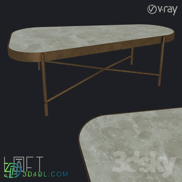 Table - Coffee table LoftDesigne 6677 model