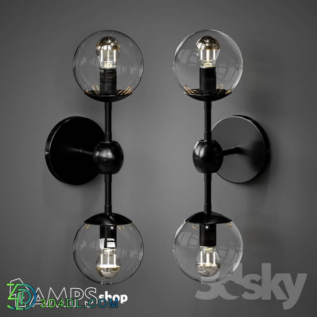 Wall light - B4078 Sconce Molecule