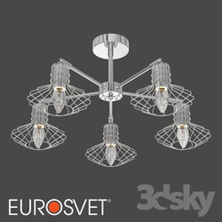 OM Ceiling chandelier in the loft style Eurosvet 70108 5 Tranello 
