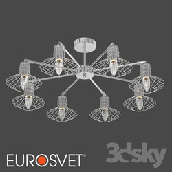 Ceiling light - OM Ceiling chandelier in the loft style Eurosvet 70108_8 Tranello 