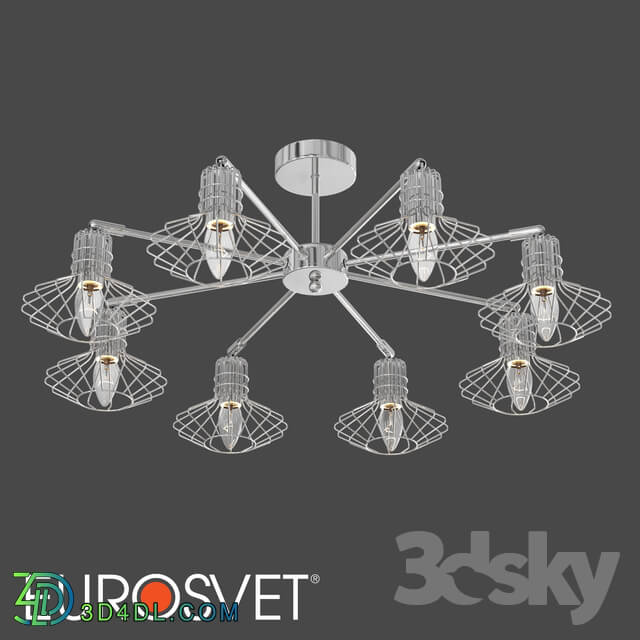 Ceiling light - OM Ceiling chandelier in the loft style Eurosvet 70108_8 Tranello