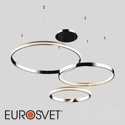 Ceiling light - OM Pendant LED Eurosvet 90175_3 Chrome Posh 