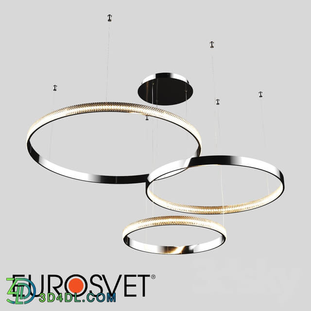Ceiling light - OM Pendant LED Eurosvet 90175_3 Chrome Posh