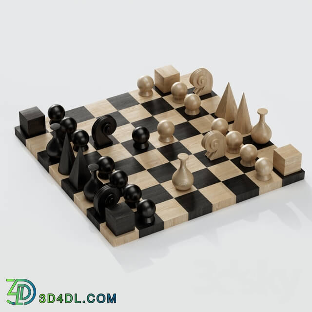 Other decorative objects - Man ray chess set