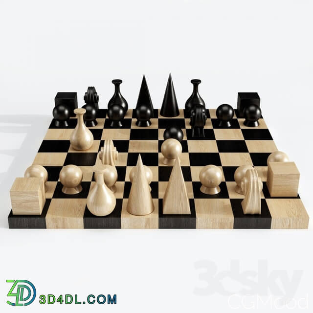 Other decorative objects - Man ray chess set