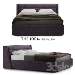 Bed - IRIS 316 bed on a mattress with a size of 1600 _ 2000 