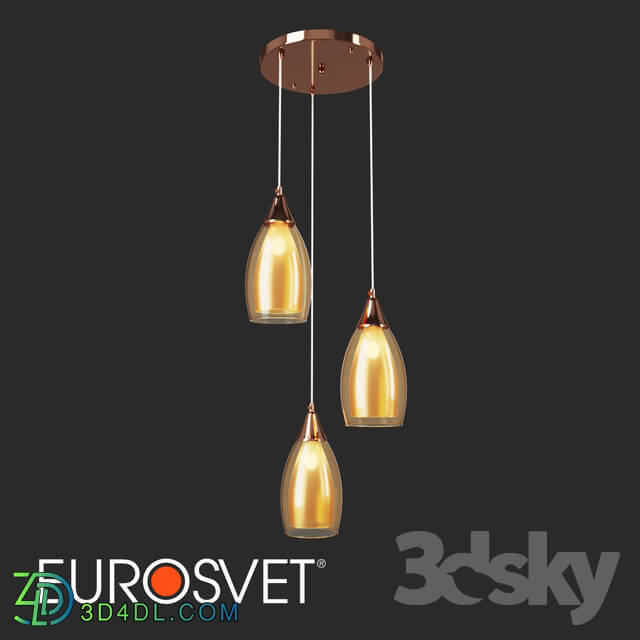 Ceiling light - OM Pendant lamp Eurosvet 50085_3 Cosmic Gold