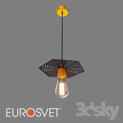 Ceiling light - OM Pendant lamp Eurosvet 50167_1 bronze Creto 