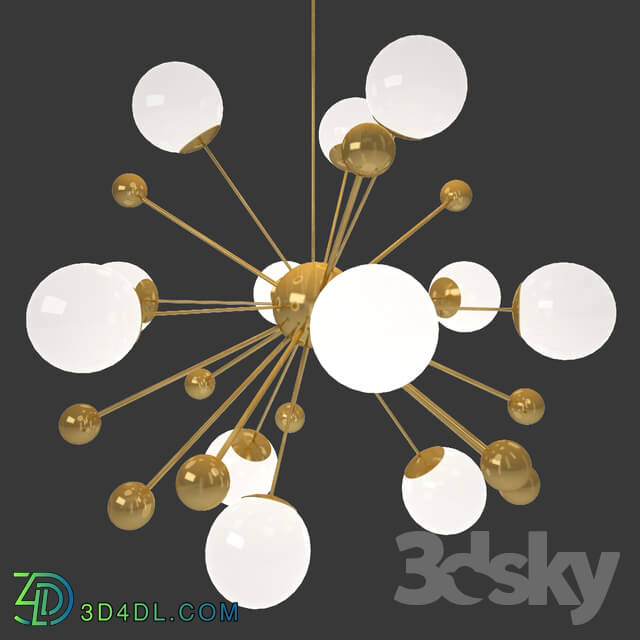 Ceiling light - Diciotto sputnik chandelier