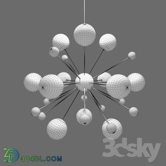 Ceiling light - Diciotto sputnik chandelier