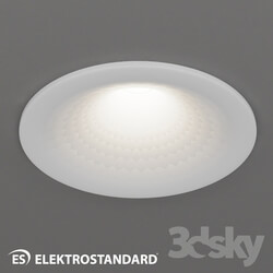 Spot light - OM Recessed LED luminaire Elektrostandard 9905 LED 7W WH 