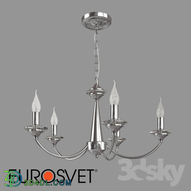 Ceiling light - OM Crystal pendant chandelier Eurosvet 60096_5 Garda