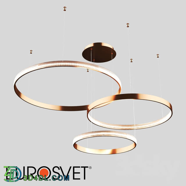 Ceiling light - OM Pendant LED Eurosvet 90175_3 Copper Posh