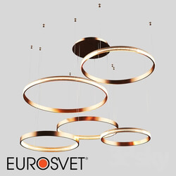 Ceiling light - OM Pendant LED Eurosvet 90175_5 Copper Posh 