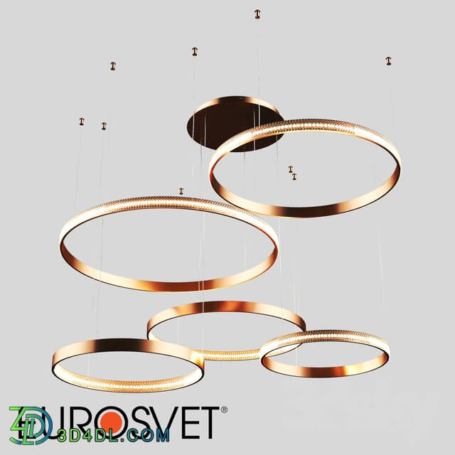 Ceiling light - OM Pendant LED Eurosvet 90175_5 Copper Posh