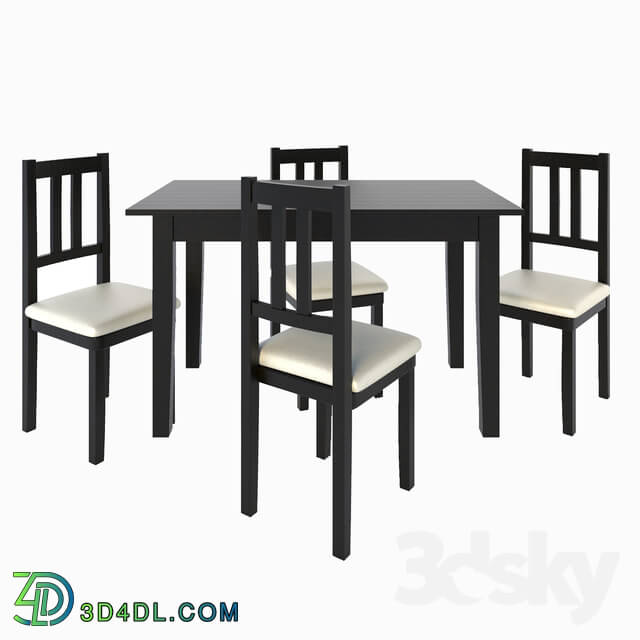 Table Chair Owings 5 Piece Dining Set