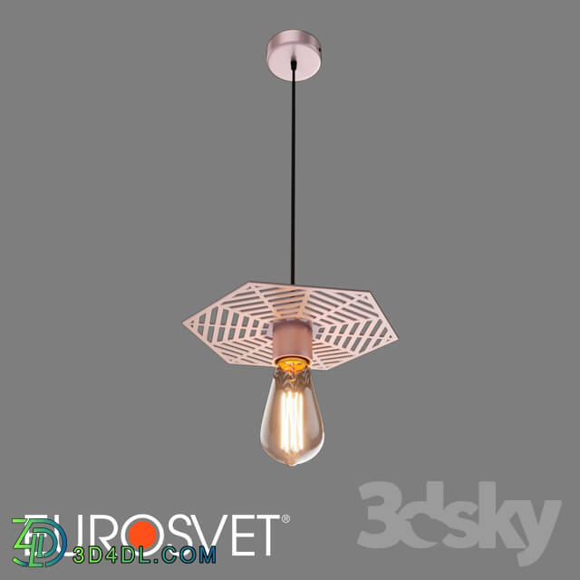 Ceiling light - OM Pendant lamp Eurosvet 50167_1 pearl gold Creto