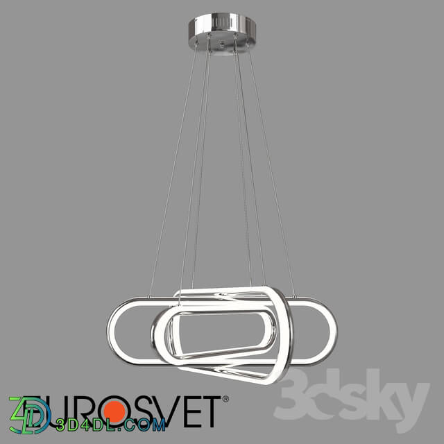 Ceiling light - OM Pendant LED Eurosvet 90172_6 Chrome Sorge