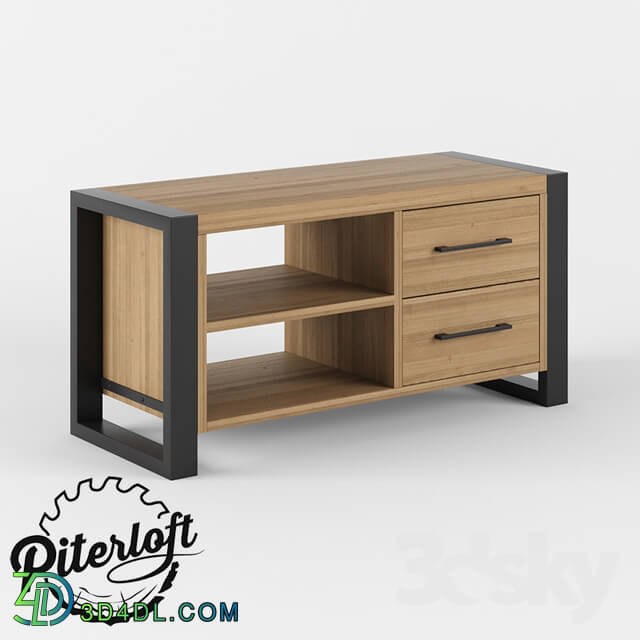Sideboard _ Chest of drawer - Loft style nightstand