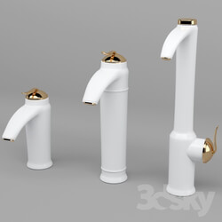 Faucet - white and black Valves 