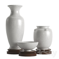 Vase - Decorative ceramic bottle 
