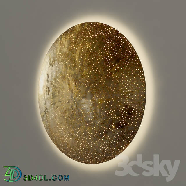 Wall light - Golden Planet Alex Kravt