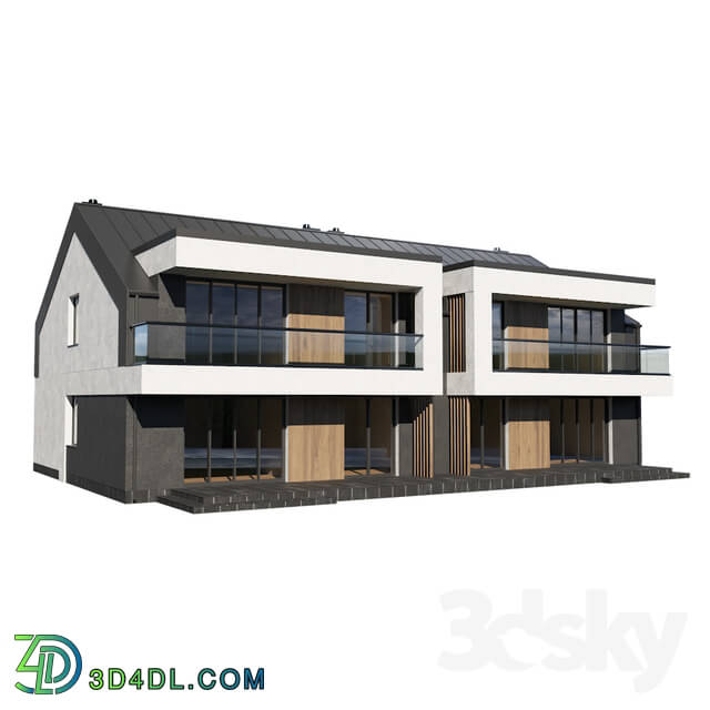 Building - Twin house 1