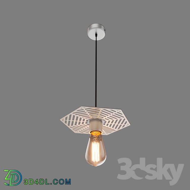 Ceiling light - OM Pendant lamp Eurosvet 50167_1 silver Creto