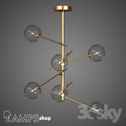 Ceiling light - L1184 Chandelier Sphere Transparente 