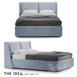 Bed - Bed IRIS 114 with a lifting mechanism on a mattress size 1400 _ 2000 