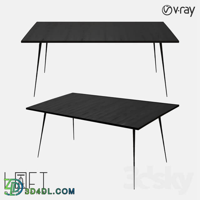 Table - Table LoftDesigne 60164 model