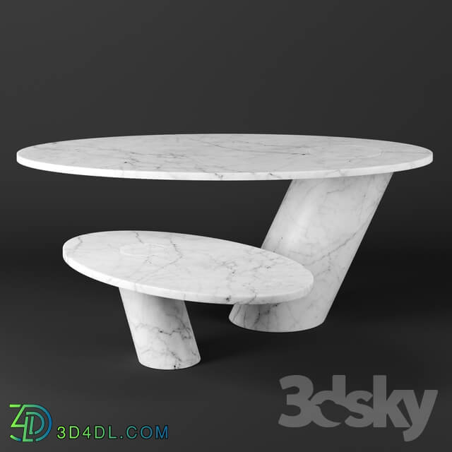 Table - Eccentrico tables by Agape Casa