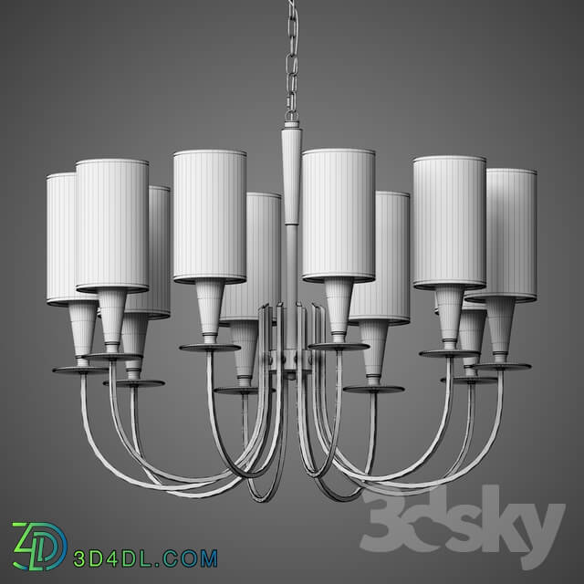 Ceiling light - L1136 Chandelier Whirligig B