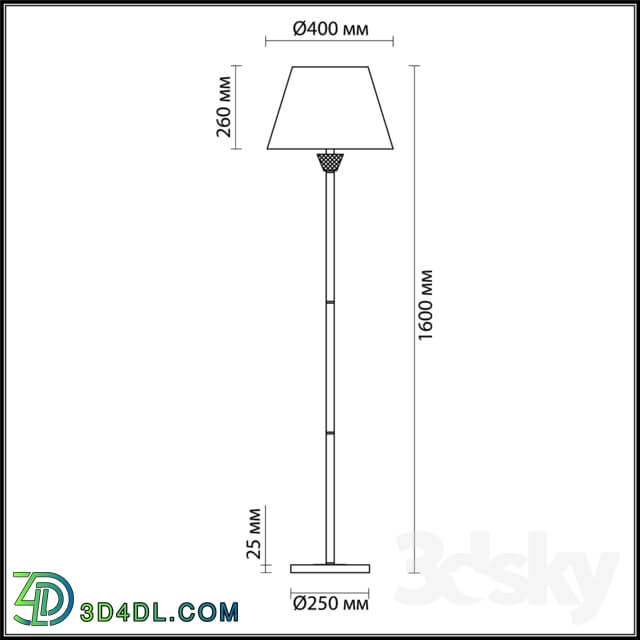 Floor lamp - Lumion 4433 _ 1F Abigail