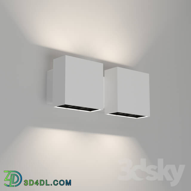 Wall light - Wall mounted downlight SP-LEGACY-S200x85-2x6W