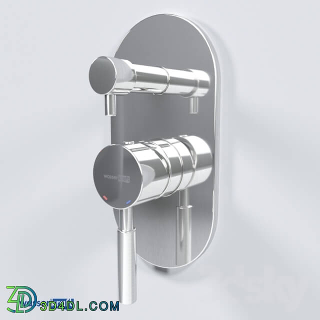 Faucet - Bath and shower faucet_Wern 4241_mated chrome__OM