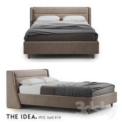 Bed - Bed IRIS 414 on a mattress size 1400 _ 2000 