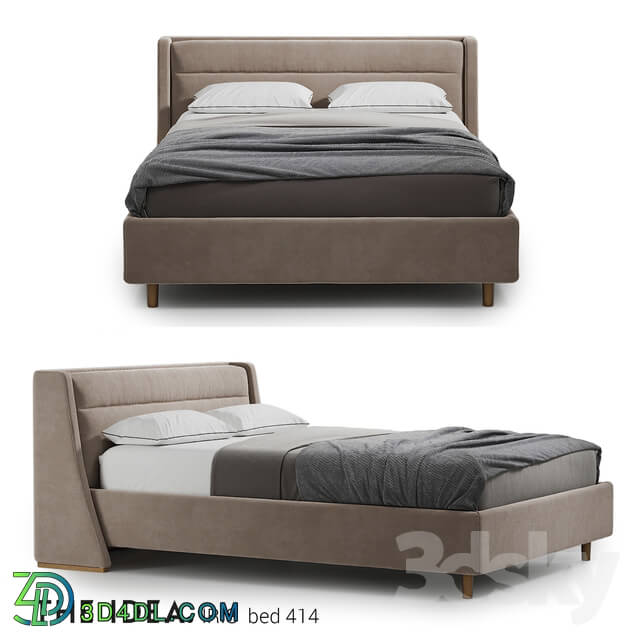 Bed - Bed IRIS 414 on a mattress size 1400 _ 2000