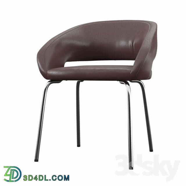 Chair - Leather Lounge Chair