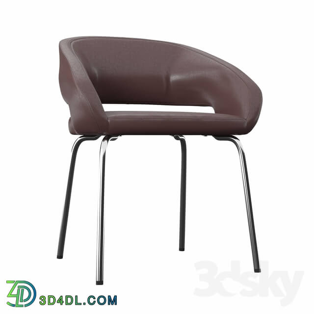 Chair - Leather Lounge Chair