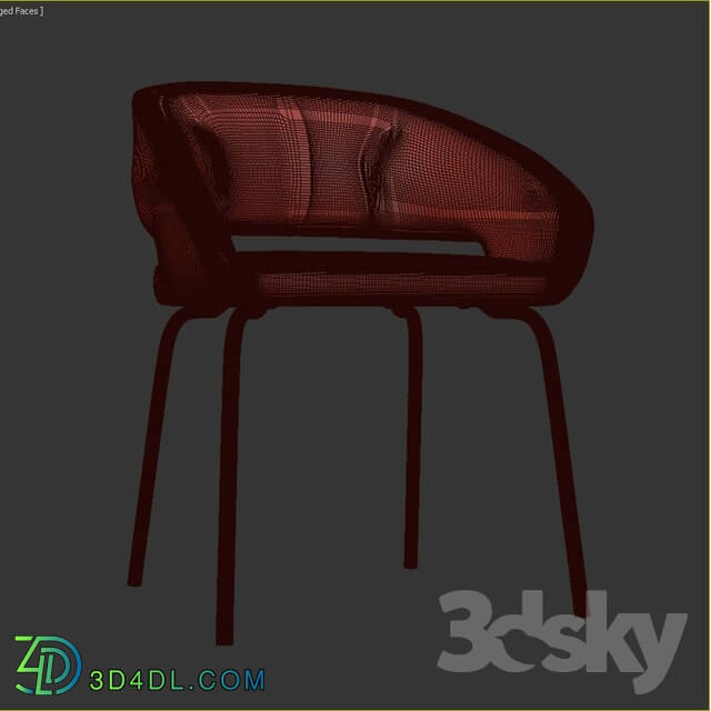 Chair - Leather Lounge Chair