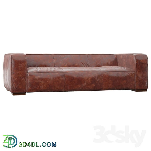 Sherron leather sofa