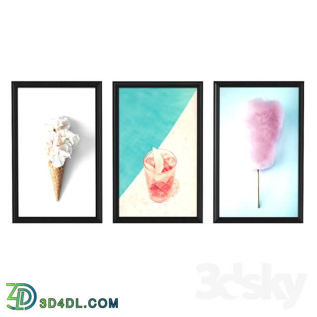 Frame - Set of paintings 004