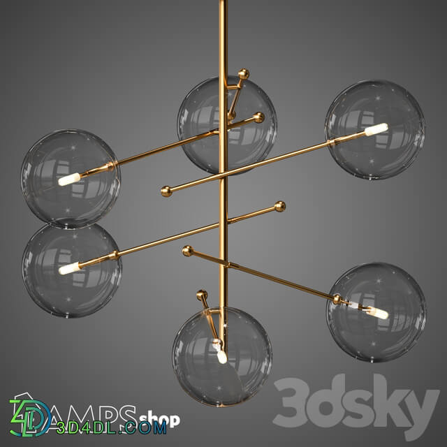 Ceiling light - L1215 Chandelier Globe A