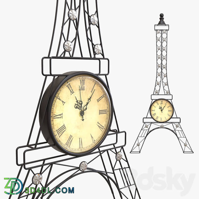 Watches Clocks Eiffel clock