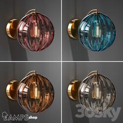 Wall light - B4084 Sconce Glass Sphere 