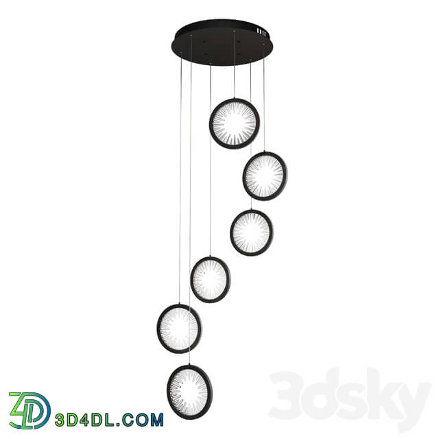 Ceiling light - Pendant lamp Gerhort G61253 _ 6P BK