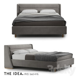 Bed - IRIS 416 bed on a mattress with a size of 1600 _ 2000 